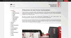 Desktop Screenshot of fischer-kuechenatelier.de